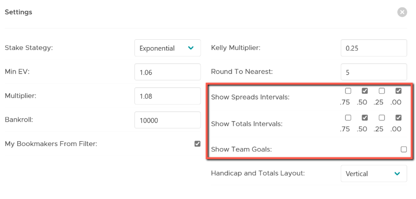 Screenshot of how Luke set's his Steam Chaser settings as described above.